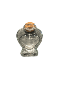 Heart Shaped Glass Spell Jar - Witch Chest