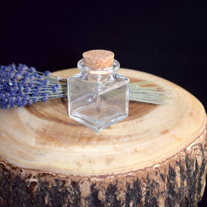 Square Shaped Glass Jar - Witch Chest