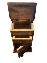 Load image into Gallery viewer, Wooden Pentacle Herb Chest - Witch Chest