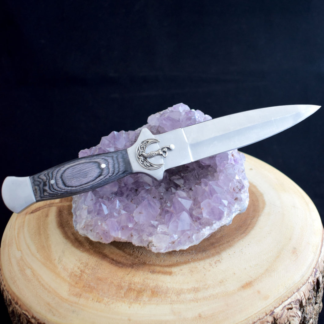 Celtic Moon Goddess Athame - witchchest