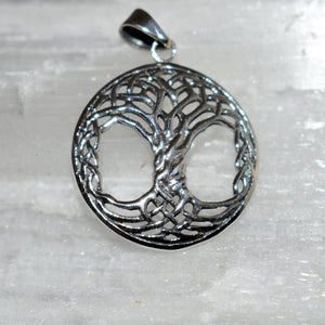 Sterling Silver Tree Of Life Pendant - witchchest