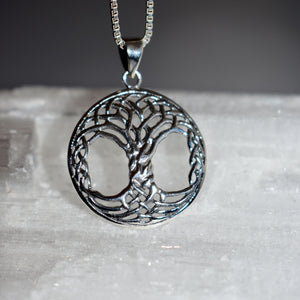 Sterling Silver Tree Of Life Pendant - witchchest