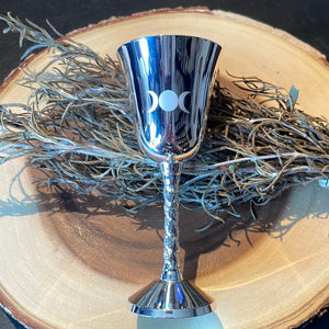 Triple Moon Chalice - Silver Plated - Witch Chest